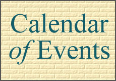 Calendar of EVENTS